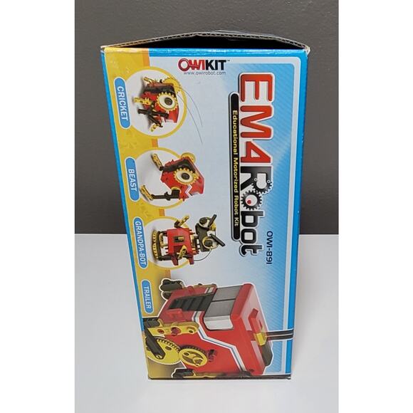 Robotikits EM4 Educational Motorized Robot Kit, OWI-891 Kids Building Toys 32 Pc - Picture 5 of 6